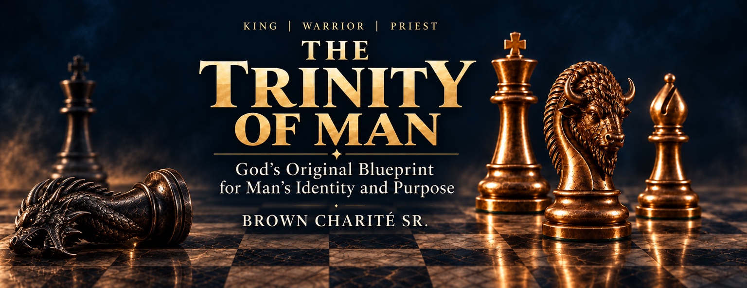 The Trinity of Man — King, Warrior, Priest by Brown Charité Sr.